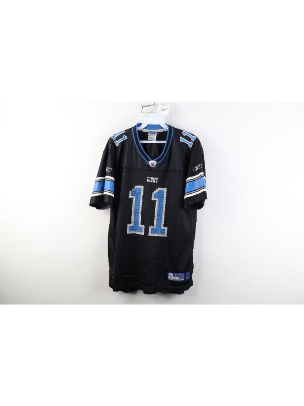Vintage Reebok Boys XL Distressed Roy Williams Detroit Lions Football Jersey #11